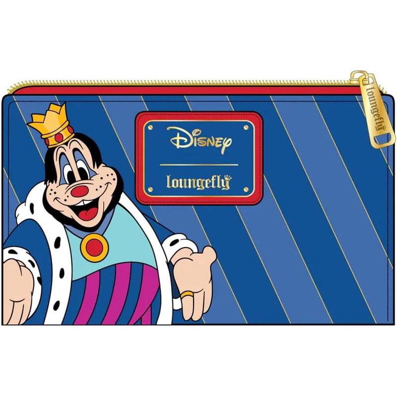 代购Loungefly女士迪士尼钱包多卡位收纳硬币隔层透明证件槽 - 图0