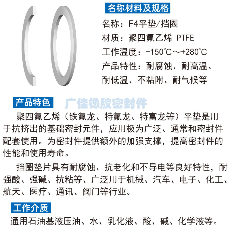 非标四氟挡圈平垫片PTFE 45 48 50 53 53 55 56 58 60 63 65 70*3