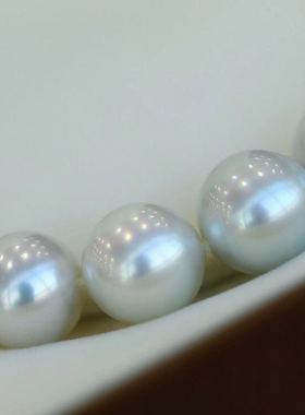 巨无霸超大尺寸澳白珍珠14.1-16.4日本真科研证书凤凰项链冷光