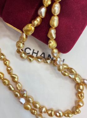 日本南洋金珠野生无优化项链