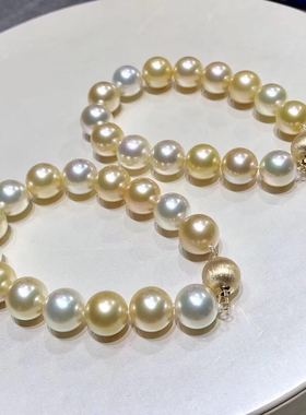 18k金珠正圆强光磨砂手链