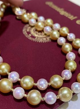 小尺寸南洋金珠日本重工毛衣链