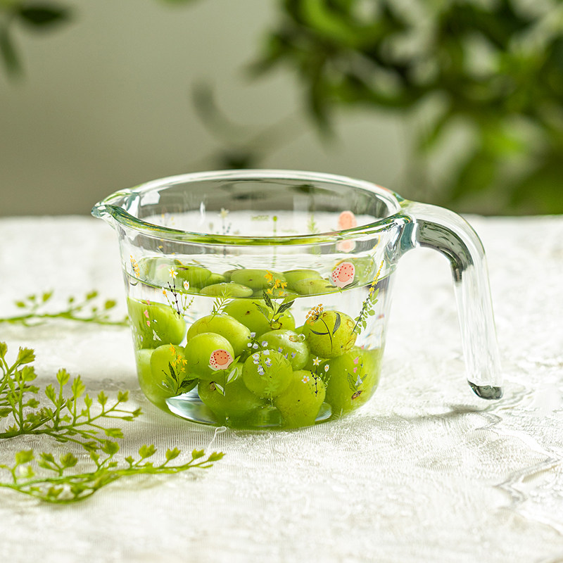 摩登主妇小枝荨玻璃量杯带刻度厨房家用食品级打蛋杯耐高温热牛奶,淘宝优惠券,粉丝福利购,淘宝优惠卷