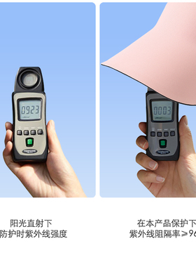 轻盈无痕一体防晒空顶帽