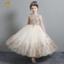 Cô gái váy sinh nhật váy dài hoa cô gái pettiskirt cô gái nhỏ piano trang phục trẻ em chủ trang phục catwalk - Váy trẻ em