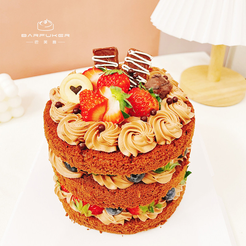 巴芙客巧克力圣诞水果草莓儿童千层生日蛋糕北京同城配送创意定制,淘宝优惠券,粉丝福利购,淘宝优惠卷