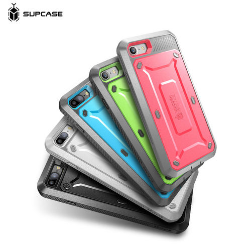 SUPCASE 适用苹果7/8手机壳全包防摔壳膜一体iPhone se3新款SE2硅胶软7plus磨砂7p潮8p硬壳带支架保护套 - 图3