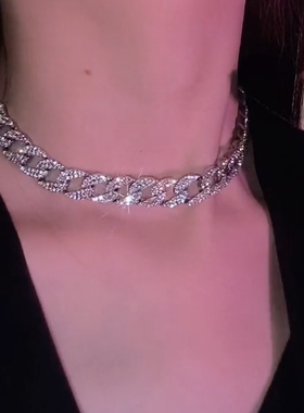 古巴项链女ins嘻哈潮高级感