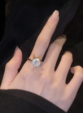 复古旋转小龙戒指女潮