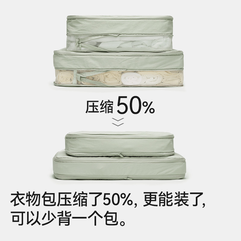 里序旅行收纳袋压缩衣物包分装整理袋子行李箱衣服收纳包旅游便携,淘宝优惠券,粉丝福利购,淘宝优惠卷