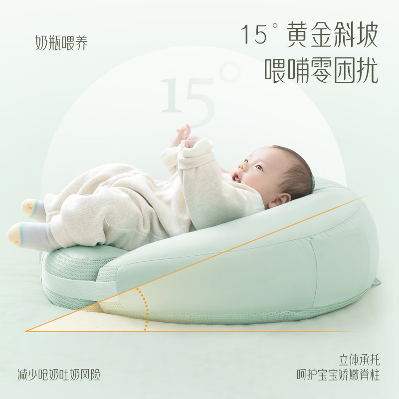 物苑哺乳枕喂奶神器解放双手喂奶辅助枕头母乳坐喂婴儿斜坡枕护腰,淘宝优惠券,粉丝福利购,淘宝优惠卷
