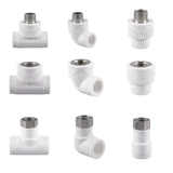 PPR Hot -Relt Conclecter 20253246 Дивизион и другие различные диаметра внутреннего и внешнего проволока Прямой локоть Трехэтапные аксессуары для водных труб