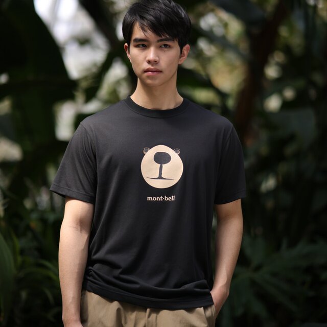 ເສື້ອຍືດແຂນສັ້ນ montbell unisex ເສື້ອຍືດແຫ້ງໄວ