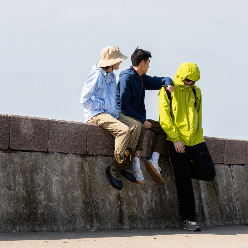 montbell日本24年夏季户外超轻防水男款冲锋衣夹克外套单层女情侣 - 图2