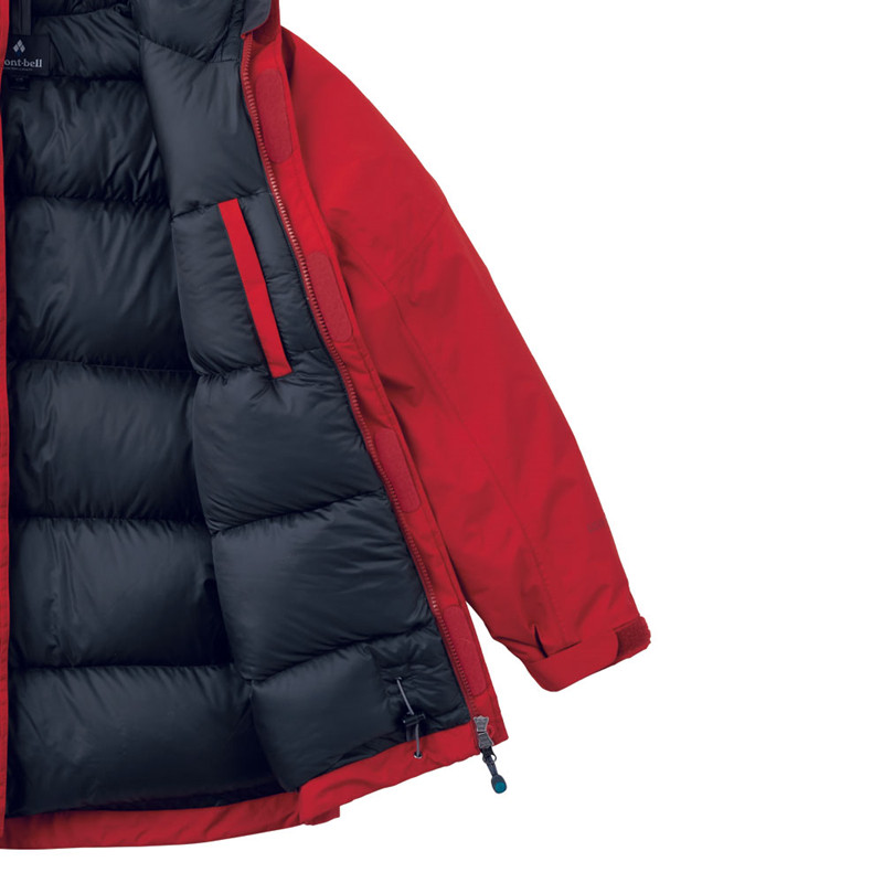 Montbell日本户外男800蓬羽绒大衣GTX加厚保暖探险鹅绒羽绒服
