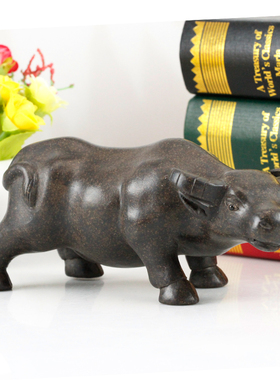 陶瓷水牛紫砂茶宠摆件茶台大水牛