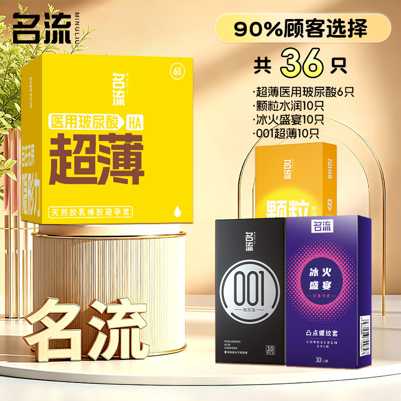 名流001超薄玻尿酸避孕套 detail 7