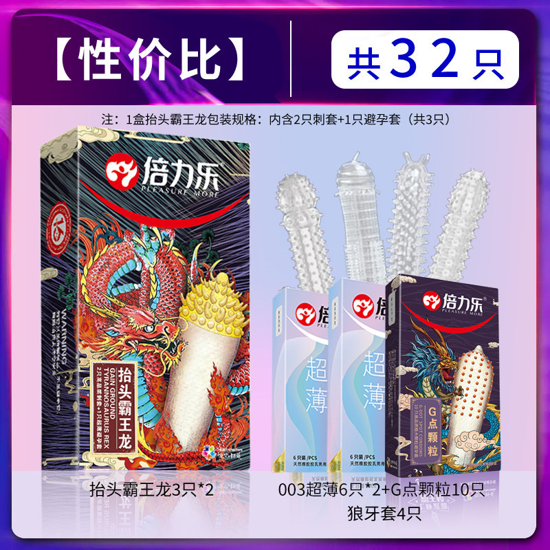 倍力乐狼牙棒避孕套 detail 5