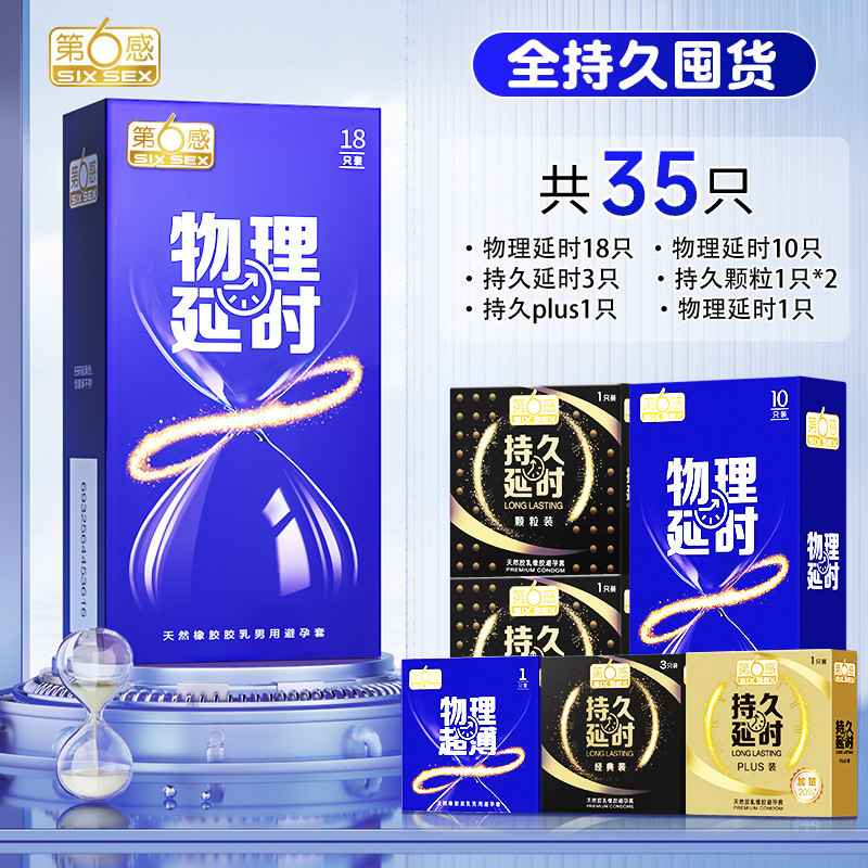 Sixth Sense Delay Condoms - Ultra-Thin Plain detail 7