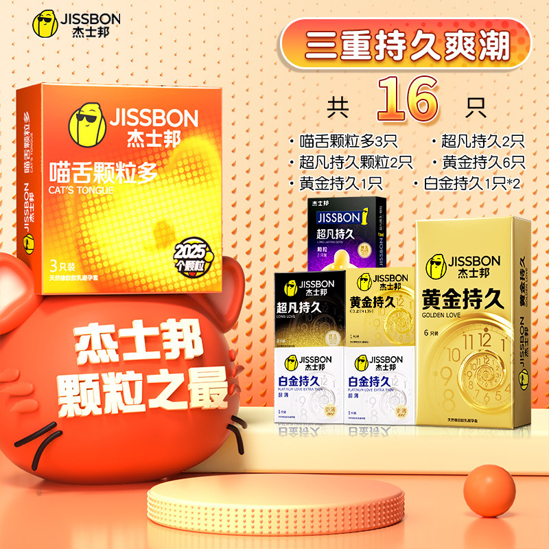 Jissbon Textured Condoms for Enhanced Sensation detail 5