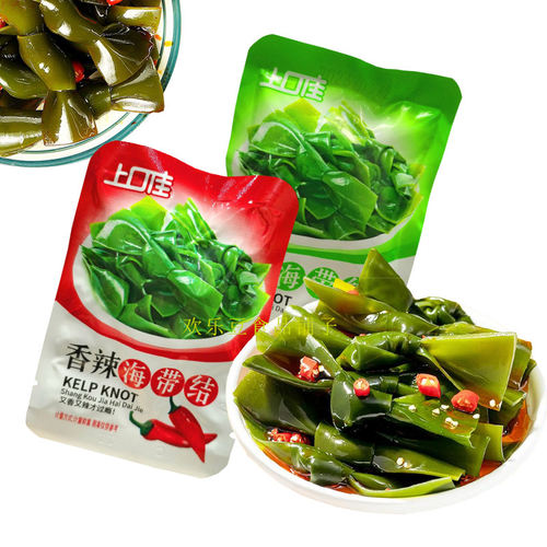 上口佳山椒脆笋红油竹笋素毛肚魔芋丝小包装1000g即食休闲小零食 - 图2