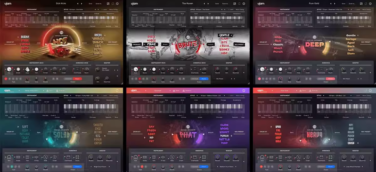 自动虚拟鼓手音源 UJAM Virtual Drummer 2 合集loop音色 WIN+MAC - 图2