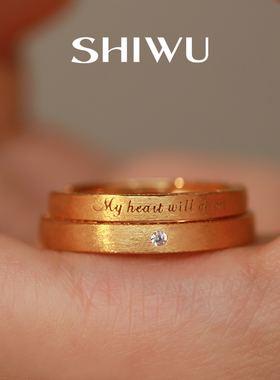 饰悟银饰女925纯银守望麦田戒指