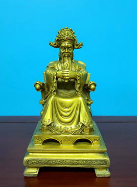 佛像铜器工艺品供奉龙五爷摆件