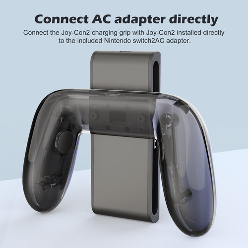 Switch2游戏手柄充电握把Joy-Con2左右游戏手柄NS2手柄配件支架 - 图0