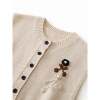 Heavy hand embroidery! New autumn and winter cashmere cardigan women's round neck sleeveless knitted vest women's slim sweater waistcoat