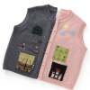Handmade three-dimensional crochet! Cashmere sweater for women, loose knitted vest for girls, layered vest and waistcoat