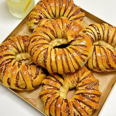 老式红豆沙馅面包圈整箱早餐夹心营养健康蛋糕点零食休闲小吃食品