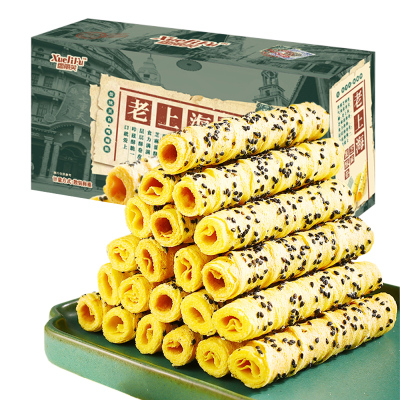 2箱 不多言芝麻蛋酥卷椰香鸡蛋卷饼干奶卷超好吃解馋小零食代早餐