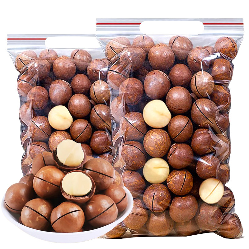 夏威夷果500g 坚果孕妇休闲零食炒货干果仁整箱年货礼盒装大礼包