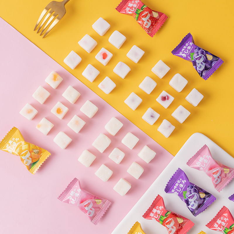 不多言高颜值白桃爆浆夹心软糖果qq小零食水果糖棉花糖橡皮超好吃,淘宝优惠券,粉丝福利购,淘宝优惠卷