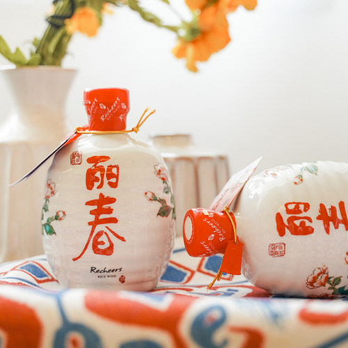 绍兴塔牌黄酒十年锦丽春酒428ml*6瓶整箱装手工冬酿花雕酒半干型 - 图2