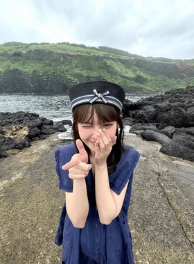 JK水手帽子树莓黑巧克力蛋糕可爱