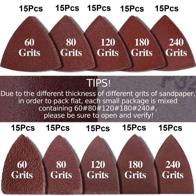 156件万用配件三角砂纸打磨抛光多功能摆动锯配件通用开口快装,淘宝优惠券,粉丝福利购,淘宝优惠卷