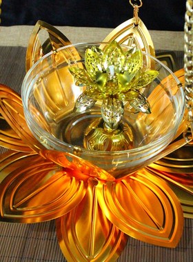 天宫酥油灯油灯保平安莲花灯