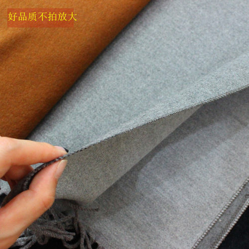 佛堂用品出家僧人帽子男女款双面羊绒居士围巾披肩和尚围脖红色 - 图1