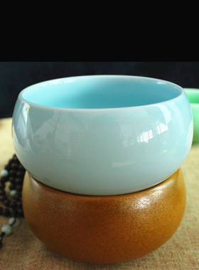 僧人饭碗陶瓷钵和尚出家寺庙法器