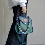 Оригинальная сумка на одно плечо, шоппер, портативная цепь, сумка подмышку