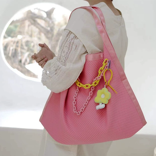 Оригинальная вместительная и большая цепь, подвеска, брендовая портативная сумка на одно плечо, 2 карат