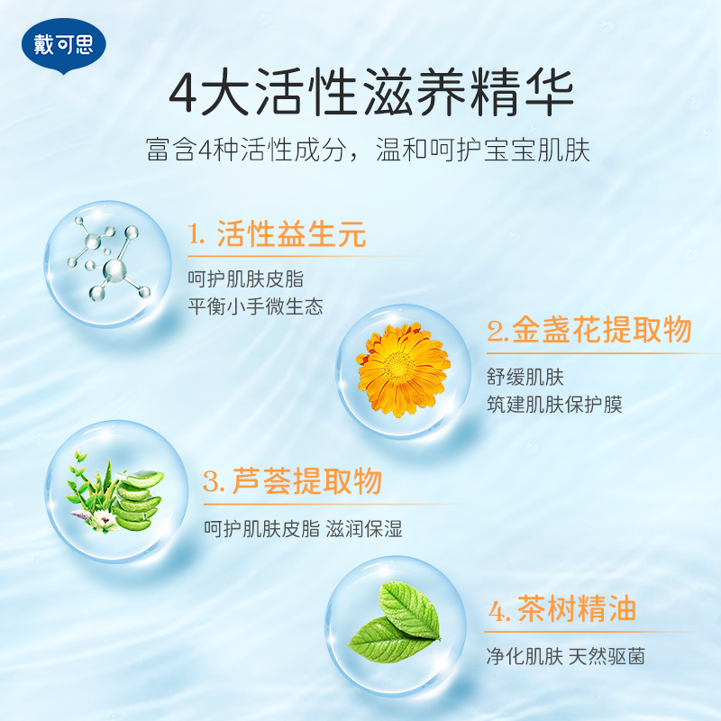 【第2件10元】戴可思婴幼花朵泡泡洗手液
