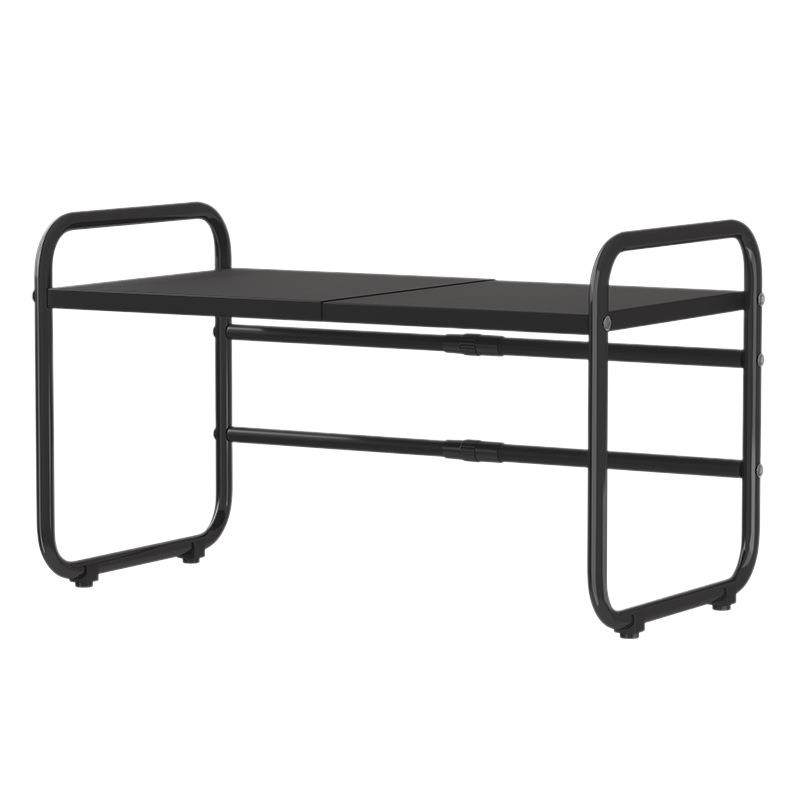 家用可伸缩厨房置物架，适用于微波炉、双层电饭煲、台面烤箱的多,淘宝优惠券,粉丝福利购,淘宝优惠卷