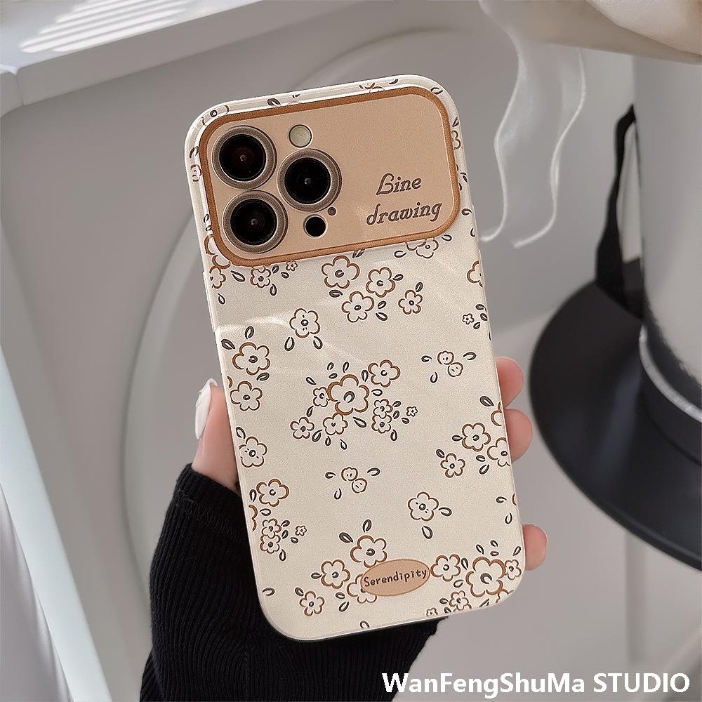 ins温柔系气质碎花适用iPhone17Promax手机16全包15套14女大视窗 - 图1