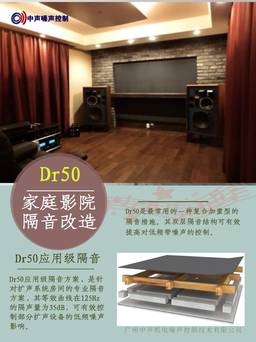 卧室影音室隔音施工天花墙面地板隔音施工中声小房间隔音改造工程_虎窝淘