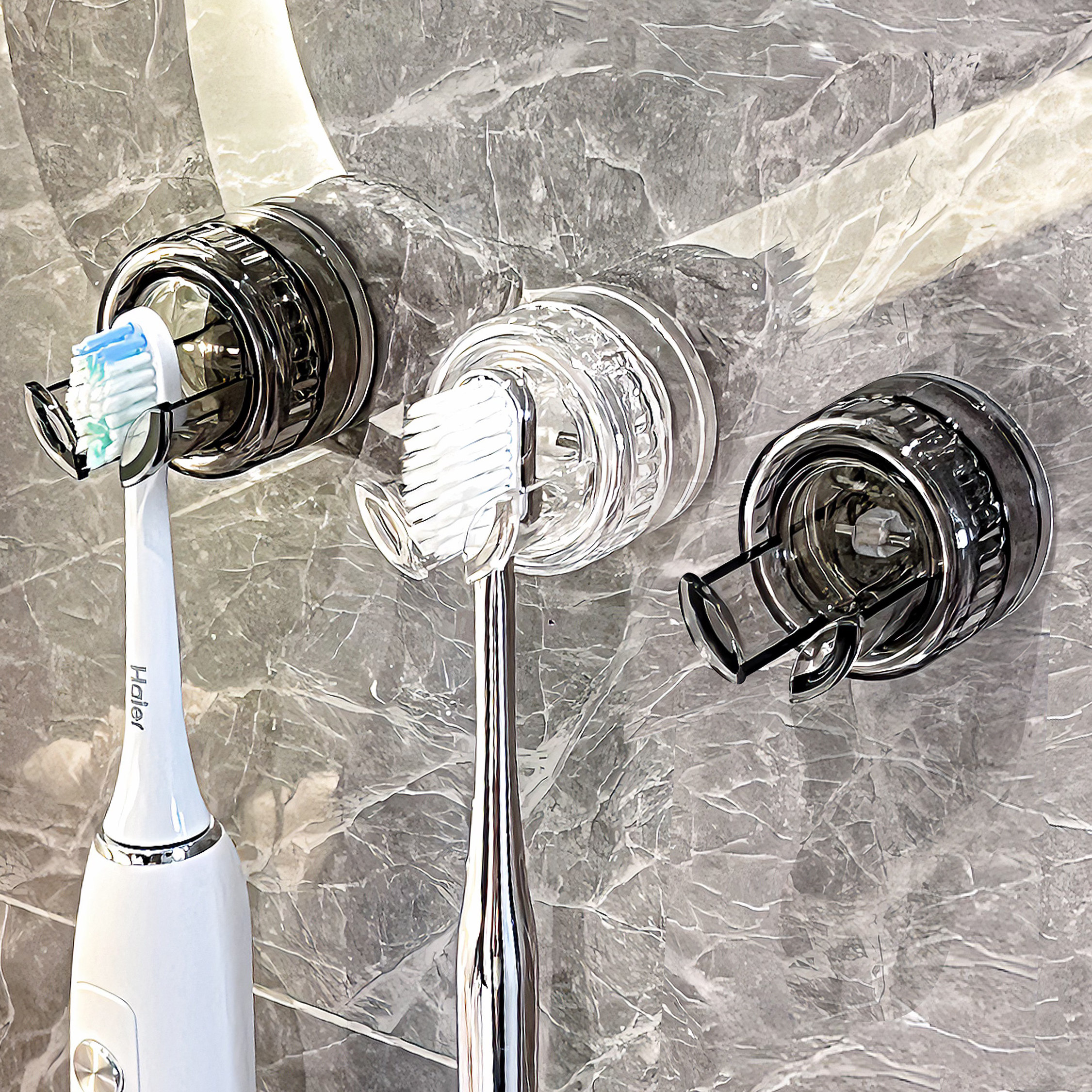 吸盘电动牙刷架免打孔壁挂式牙刷挂架卫生间牙刷收纳牙具置物架,淘宝优惠券,粉丝福利购,淘宝优惠卷