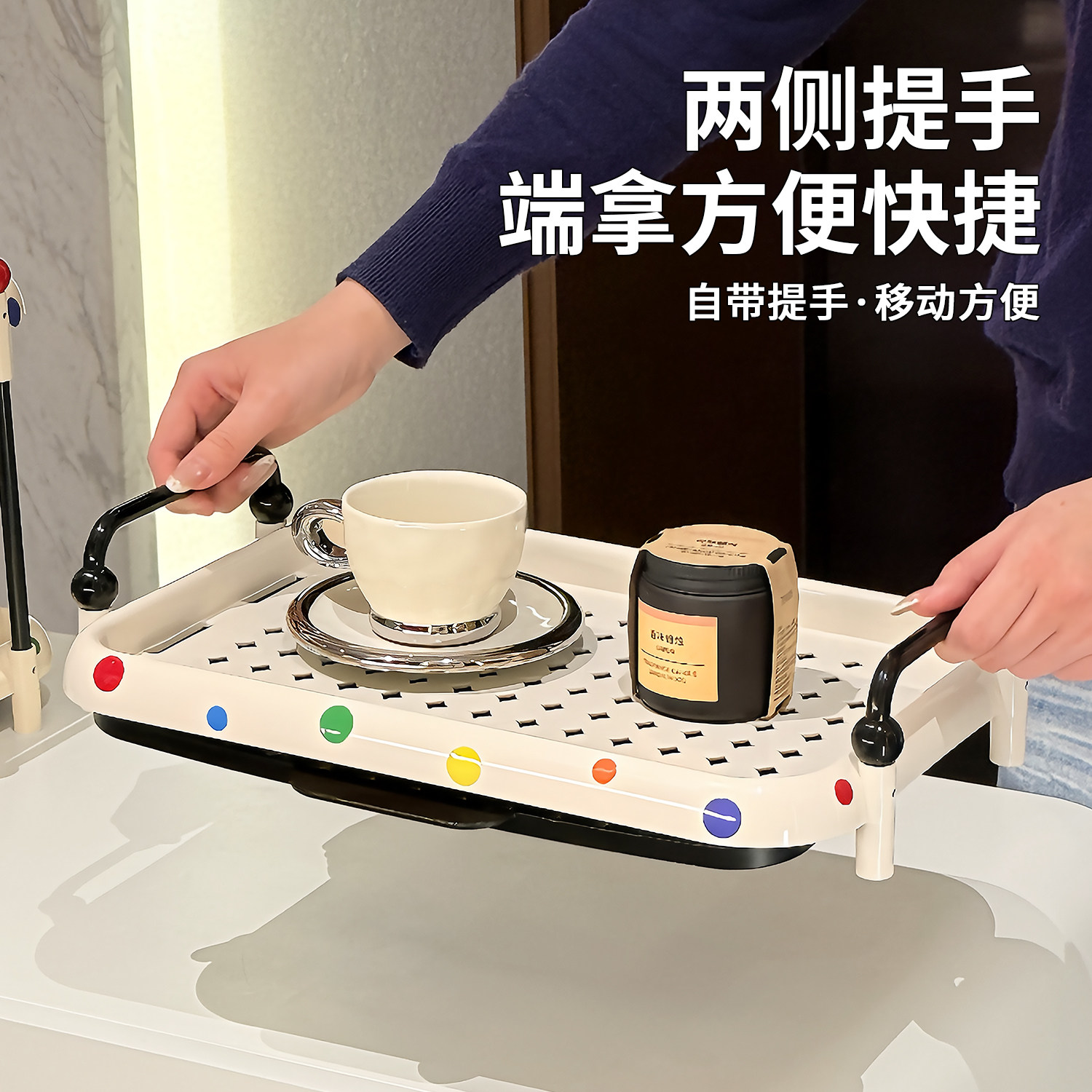 杯子收纳置物架桌面放水杯架子家用双层杯子沥水架杯具茶杯收纳架,淘宝优惠券,粉丝福利购,淘宝优惠卷