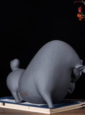 牛气冲天风水招财玄关乔迁装饰品